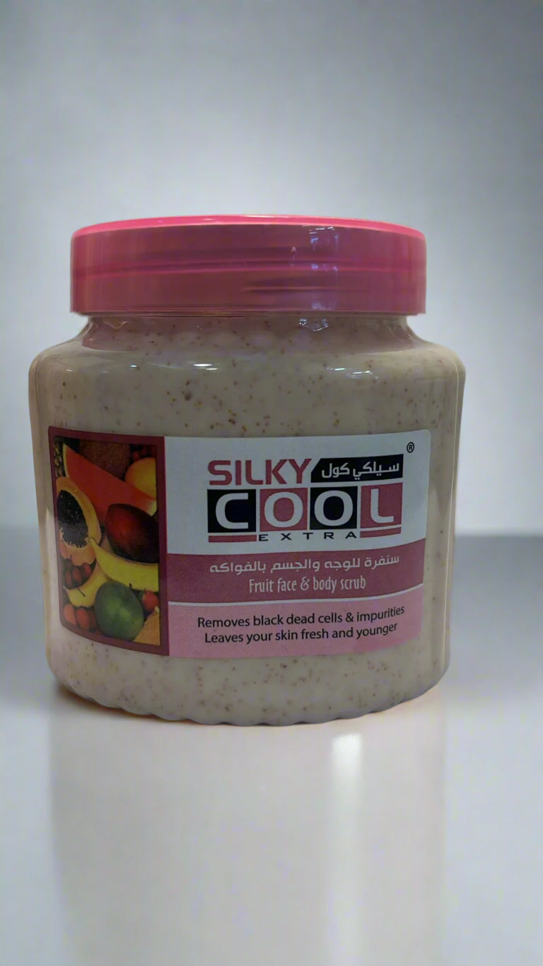 silky cool fruit face  body scrub 300ml