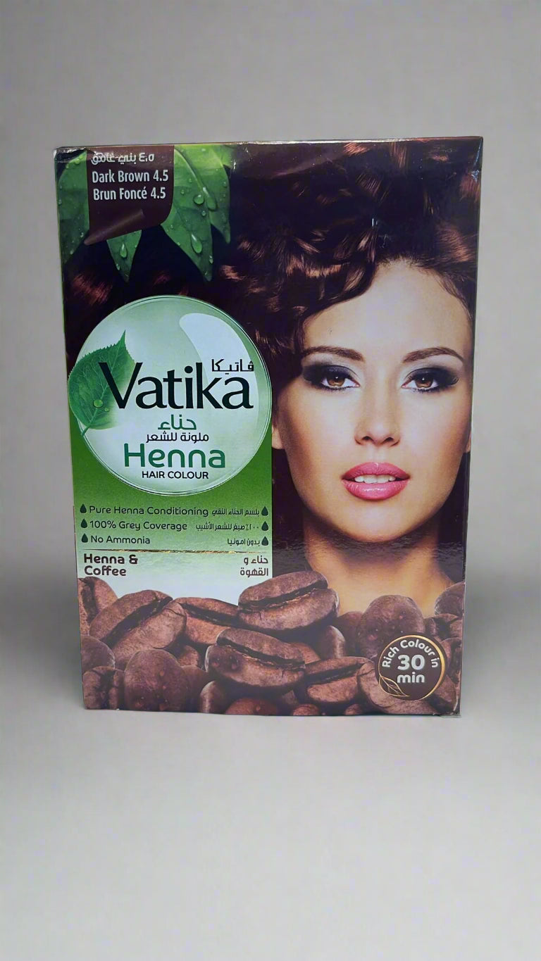 vatika henna hair colour dark brown 4.5